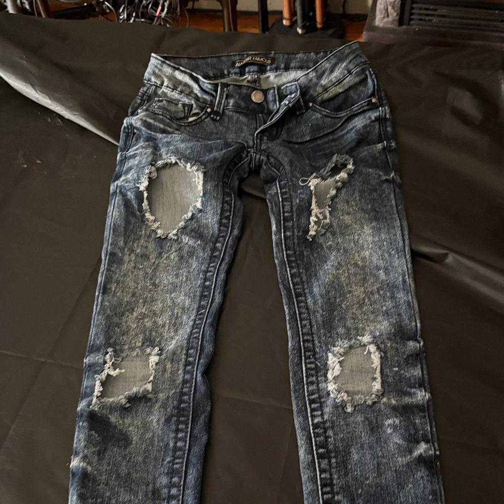 Almost Famous Ripped Denim Jeans